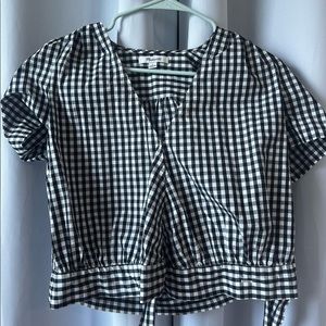 gingham madewell top